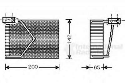 VAN WEZEL 3000v328 -  Испаритель, кондиционер